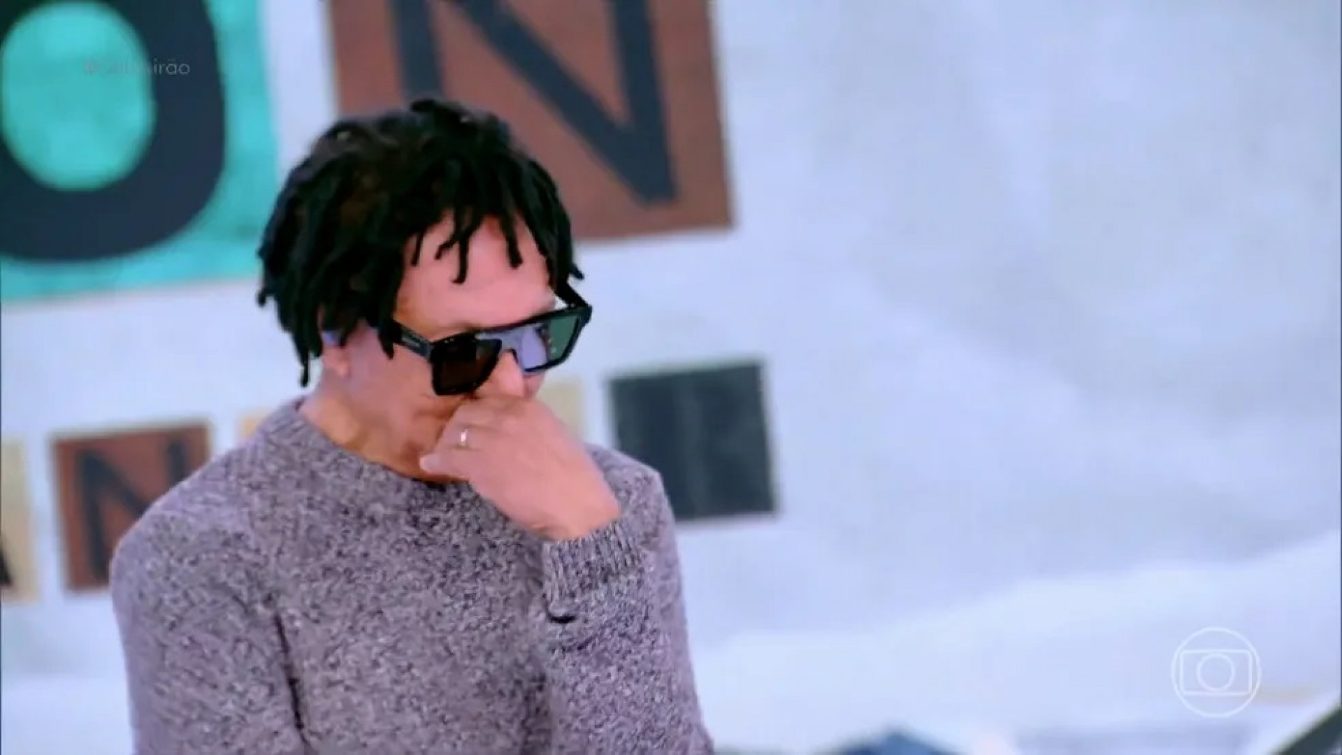 Djavan se emociona ao participar do 'Caldeirão com Mion' - Reprodução