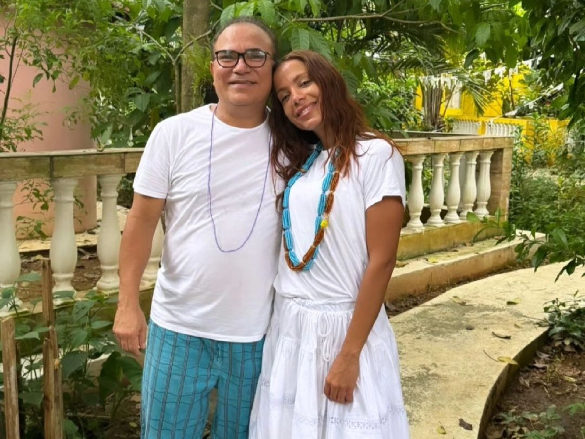 Anitta visita terreiro de Candomblé - Reprodução / Instagram
