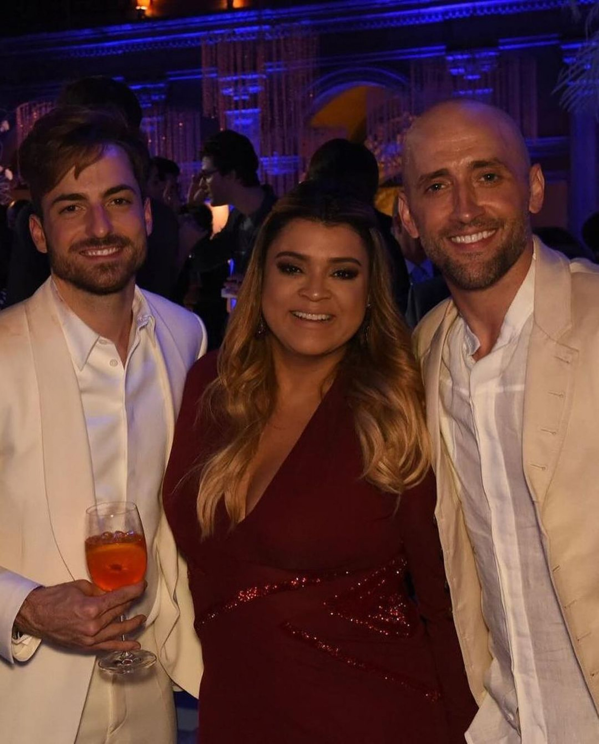 Preta Gil, Paulo Gustavo e o viúvo Thales Bretas - Reprodução/Instagram