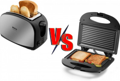 Torradeira ou sanduicheira? Qual é a diferença? 