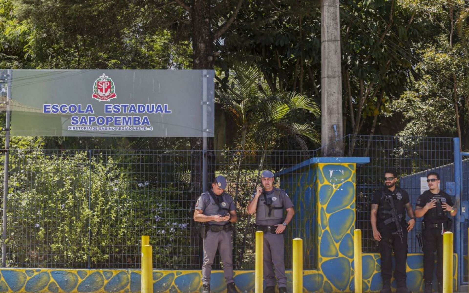 Ataque à escola da Zona Leste de São Paulo aconteceu na última segunda-feira (23) - Paulo Pinto/Agência Brasil