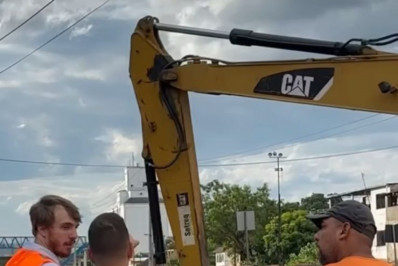 Secretário de Governo acompanha obras na região central de Barra Mansa