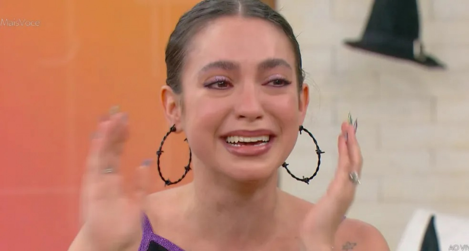 Valentina Bandeira se emociona ao conhecer Ana Maria Braga no 'Mais Você' - Reprodução