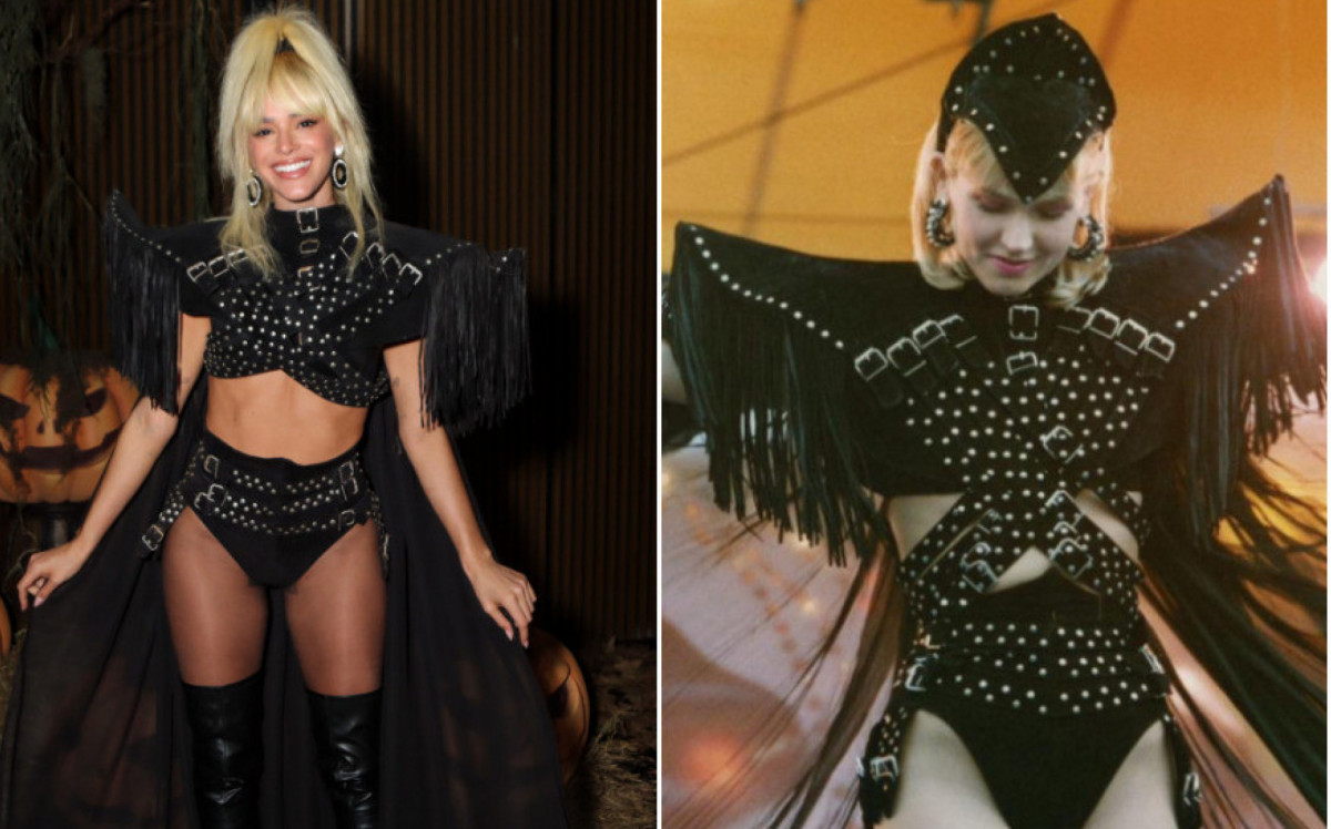 Bruna Marquezine usa figurino do acervo de Xuxa para Halloween de Anitta