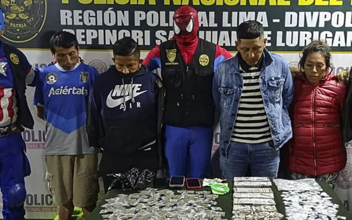 Operação realizada pela Policia Nacional do Peru em novembro de 2022