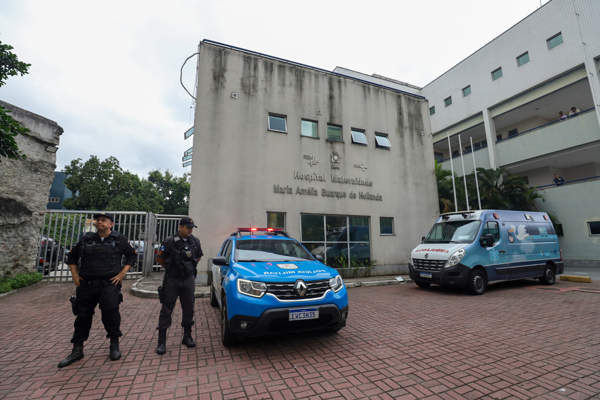Seguran&ccedil;a na Maternidade Maria Am&eacute;lia &eacute; refor&ccedil;ada nesta quarta-feira (1&ordm;) - Renan Areias/ Ag&ecirc;ncia O Dia
