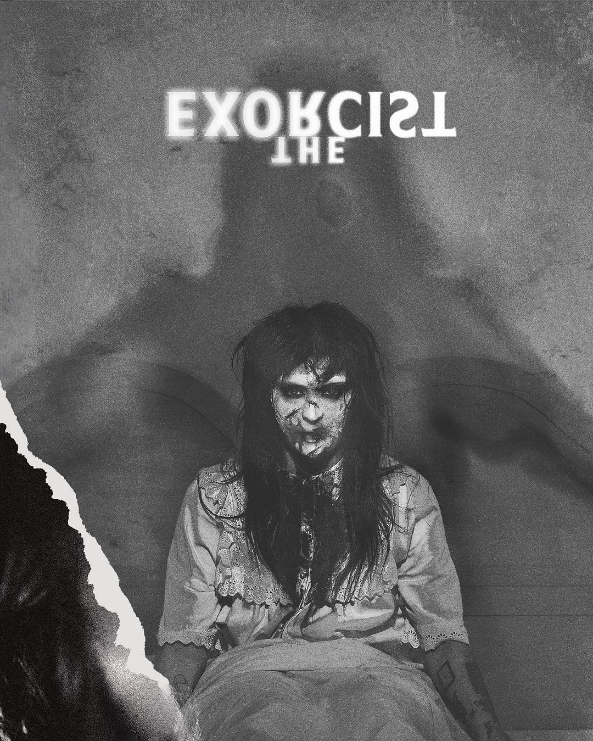 Pabllo Vittar se caracteriza como Regan, a menina possuída de 'O Exorcista', para o Halloween - Eduardo Bravin / Reprodução Internet