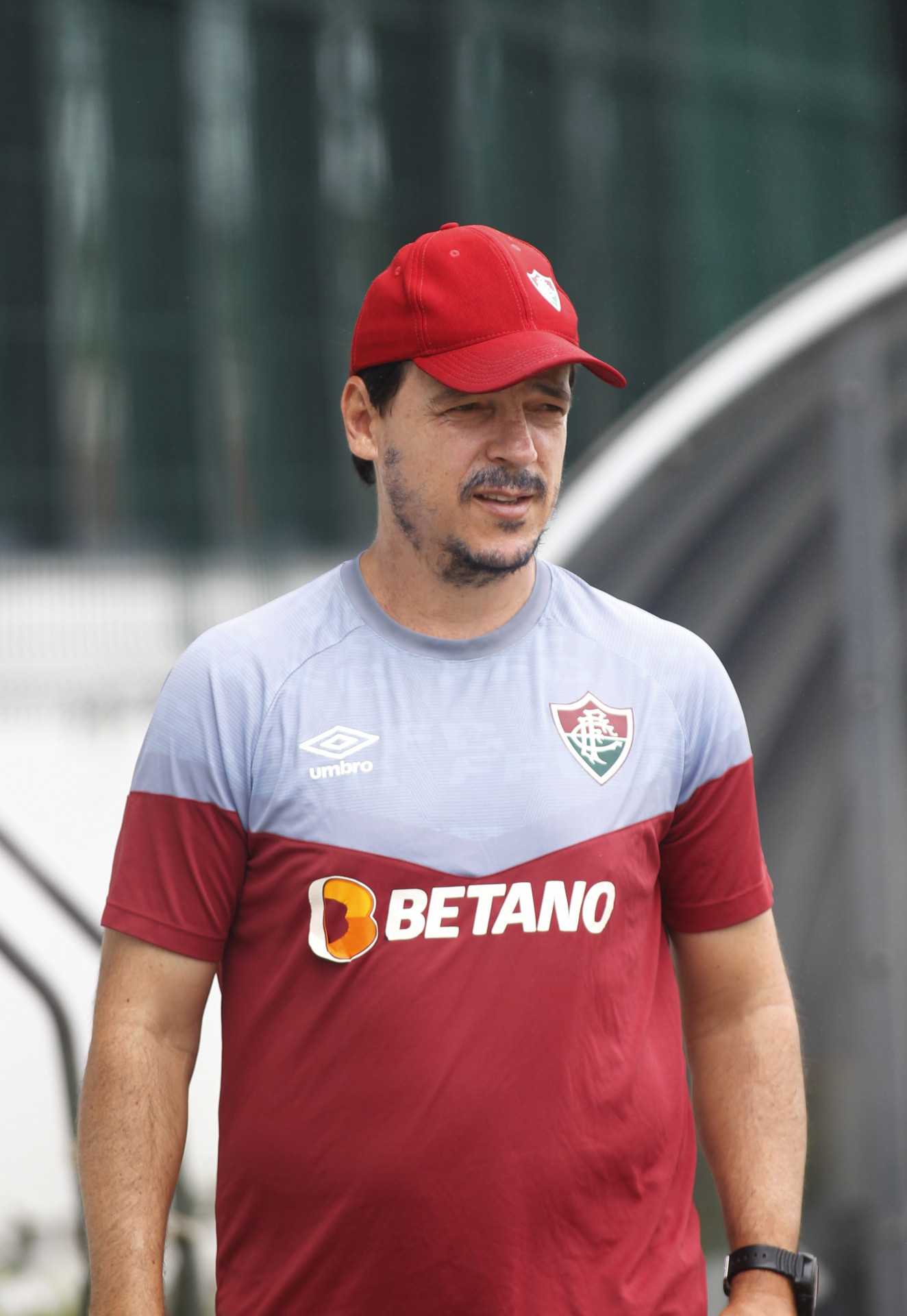 Ataque - Coletiva de imprensa com German Cano e treino do Fluminense, visando o jogo final da Copa Libertadores da America. Centro de Treinamento do Fluminense, em Jacarepagua, zona oeste do Rio de Janeiro.