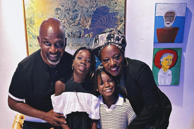 Filhos de Bruno Gagliasso conhecem a atriz Viola Davis e tietam: 'Papai não vai acreditar'