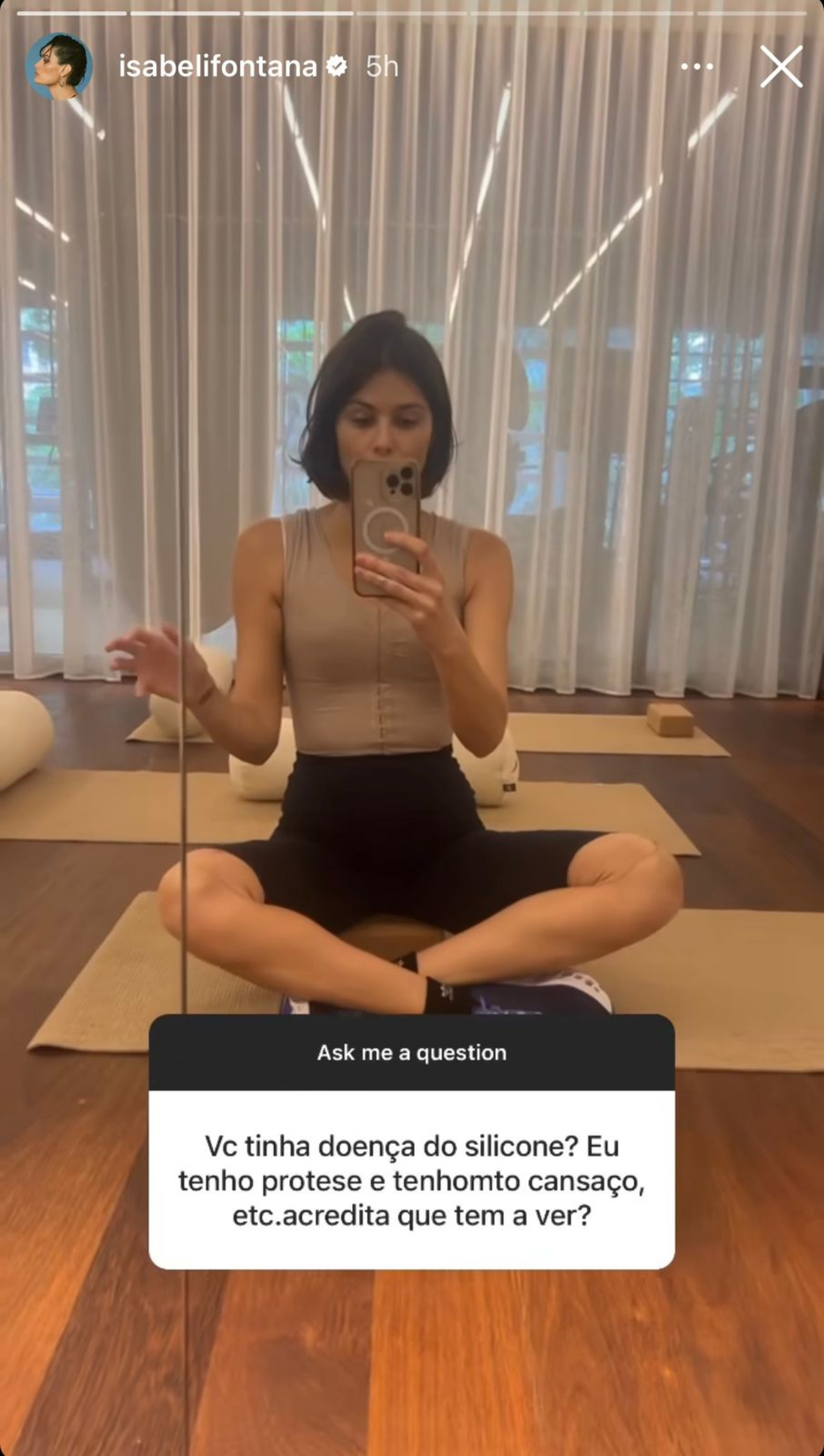 Isabeli Fontana relata como foi a cirurgia do explante de silicone - Reprodução / Instagram 