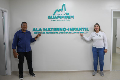 Ala Materno-Infantil é inaugurada no hospital de Guapimirim