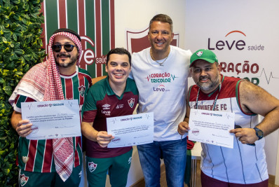 Leve Saúde promove ação focada na saúde dos torcedores do Fluminense