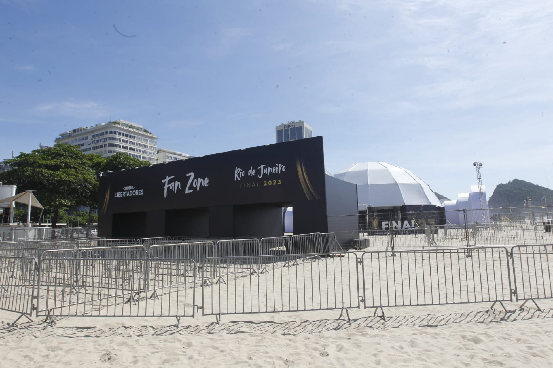 Brigas entre tricolores e argentinos ocorreram próximas à Fan Zone - Reginaldo Pimenta/Agência O Dia