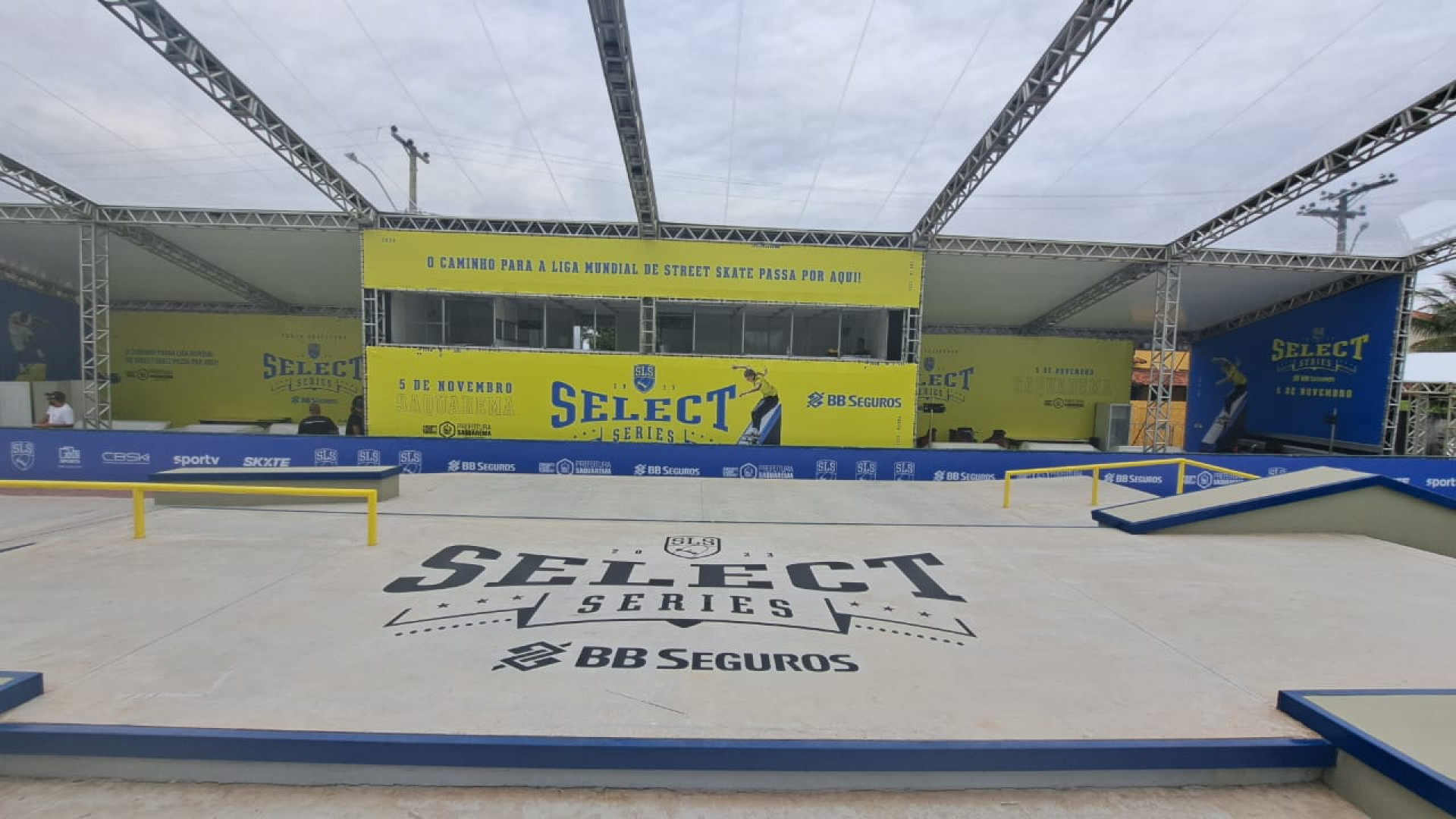 SLS Select Series Saquarema 2023, competição inédita de skate, será realizado neste domingo (5) na cidade - Divulgação/Prefeitura de Saquarema