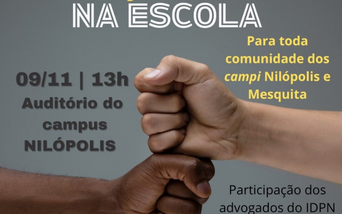 A roda de conversa é uma ação de combate ao racismo organizada pela Pró-reitoria de Extensão (ProEX) para promover reflexões sobre as relações étnico-raciais no ambiente escolar