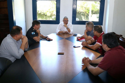 Prefeitura e Polícia Militar discutem integração do sistema de câmeras de segurança