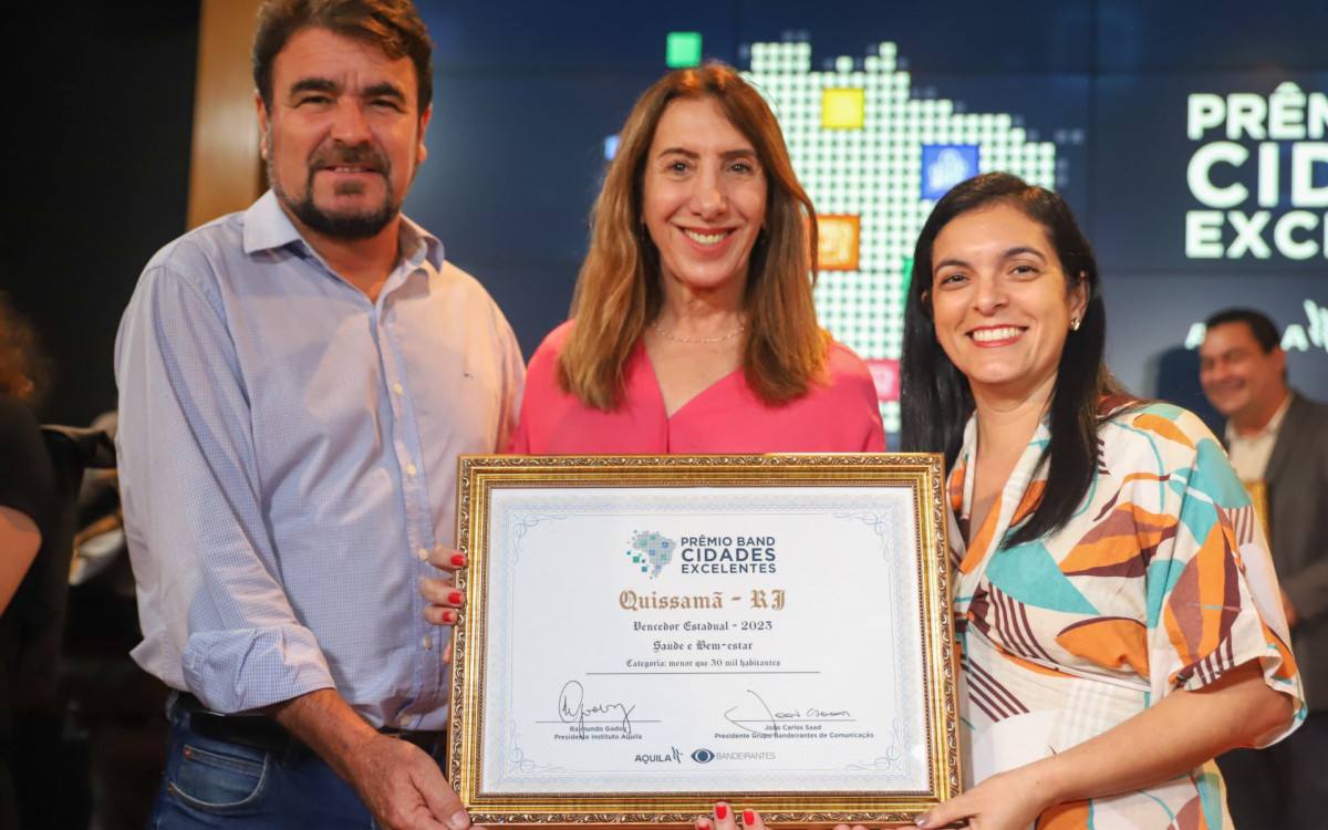 Quissamã primeiro lugar em Band Cidades Excelentes
