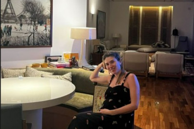 Rebeca Abravanel exibe o barrigão de gravidez; veja