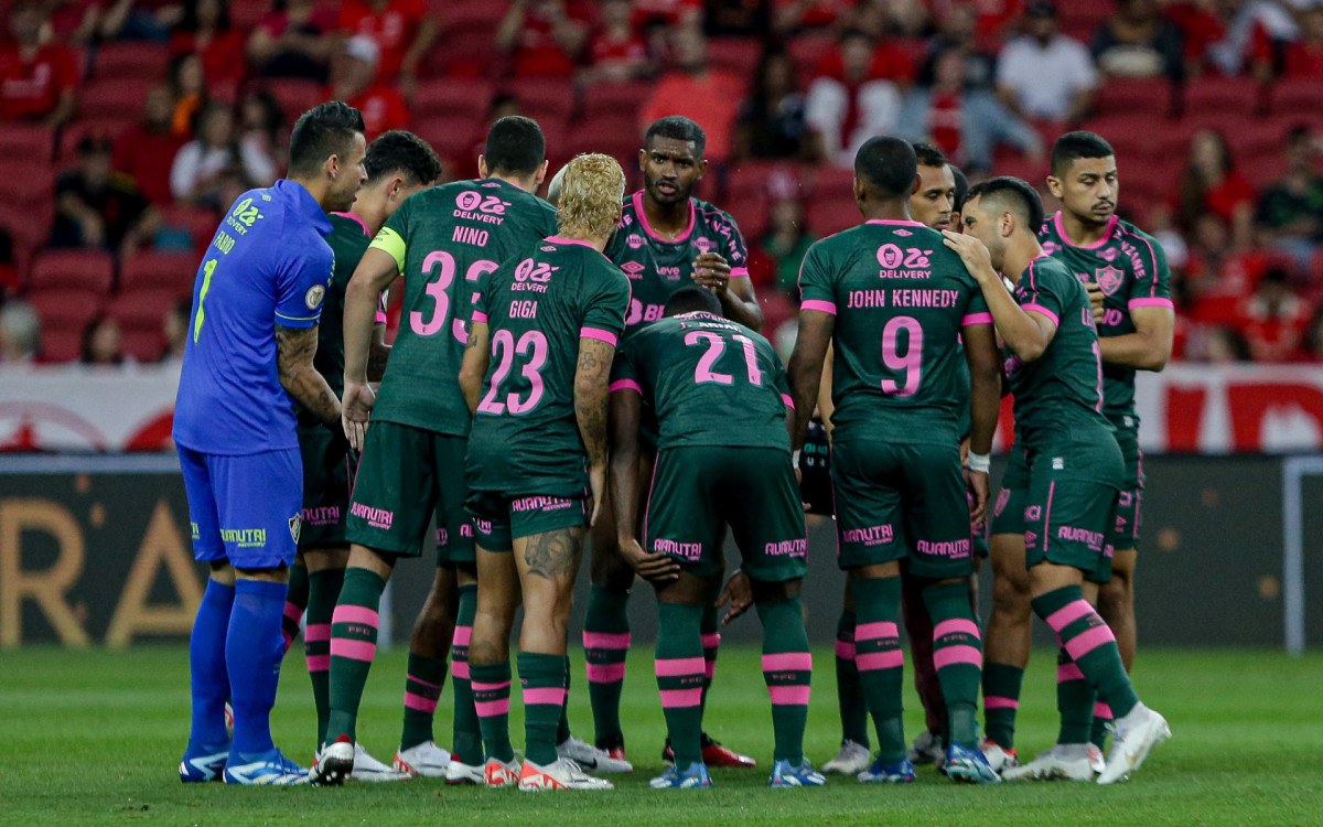 Porto Alegre, RS - Brasil - Beira Rio - 
Campeonato Brasileiro. 33ª Rodada. Jogo Fluminense x Internacional. Na noite desta quarta-feira (08)
