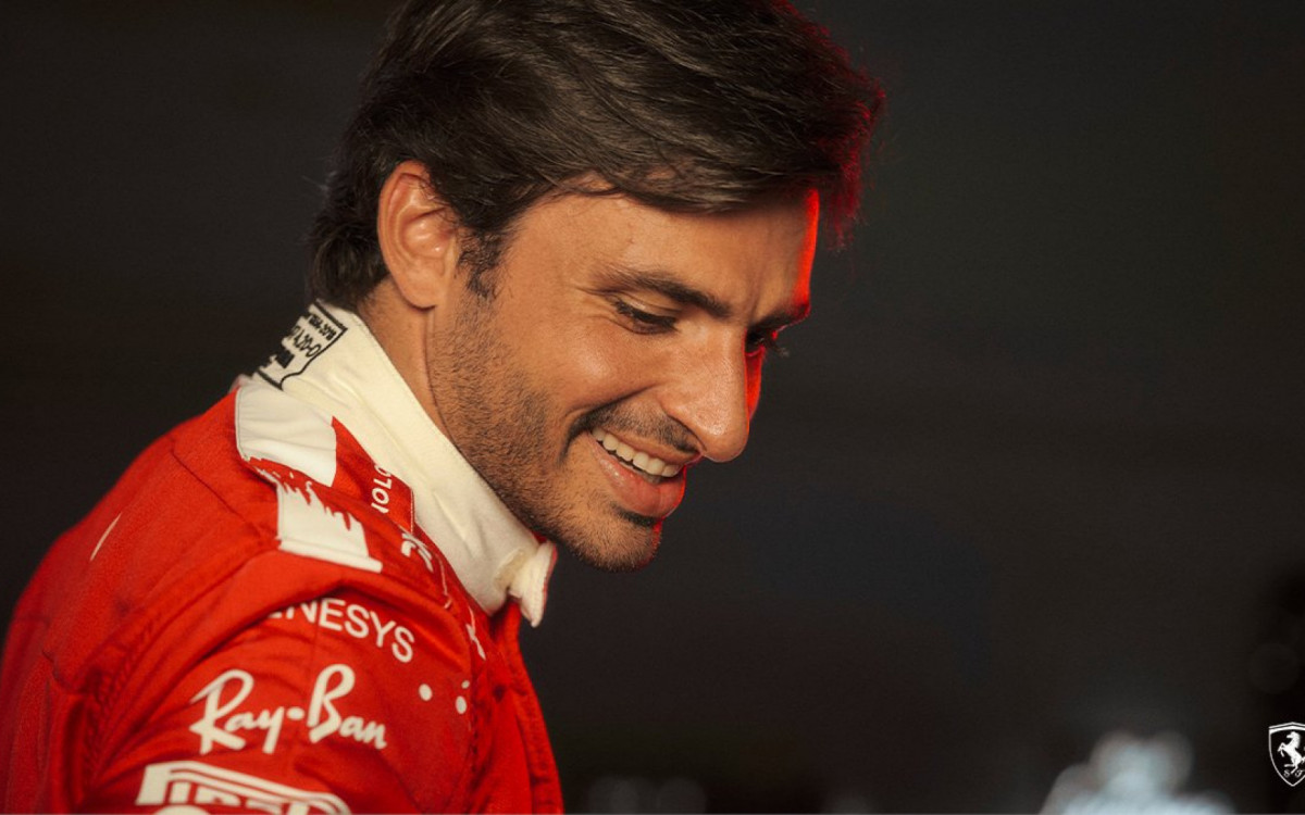 Carlos Sainz, piloto da Ferrari