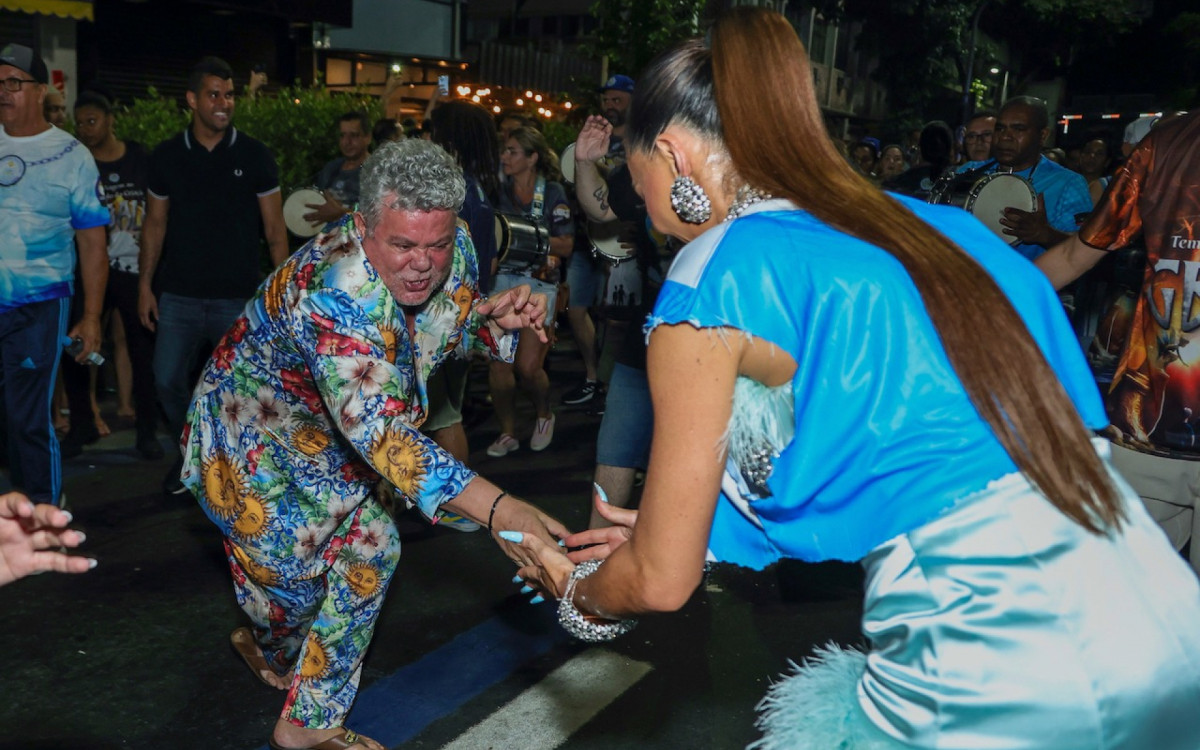 Milton Cunha e Sabrina Sato