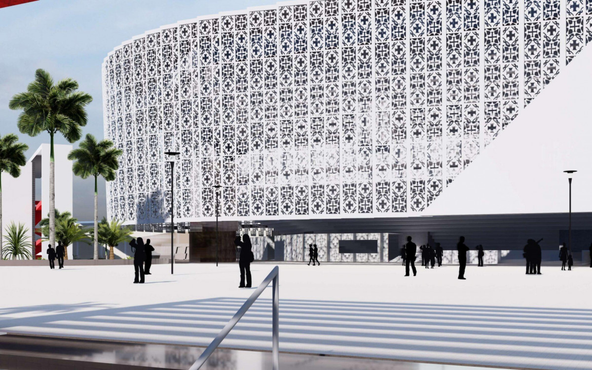 Parte da fachada de São Januário imitará azulejos portugueses