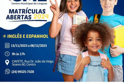 Centro Municipal de Línguas vai abrir inscrições para cursos de 2024