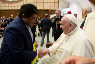 Em carta, presidente da CBF agradece apoio do Papa Francisco ao esporte