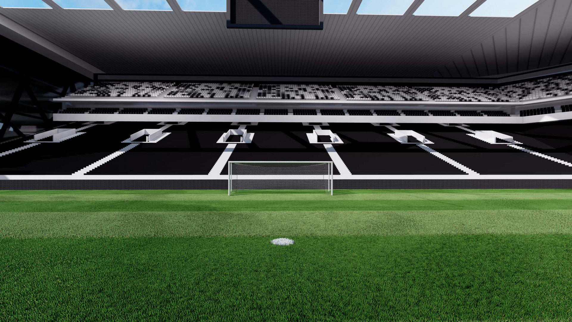 Setor sul ganhará uma arquibancada mais próxima do campo - Divulgação/Vasco