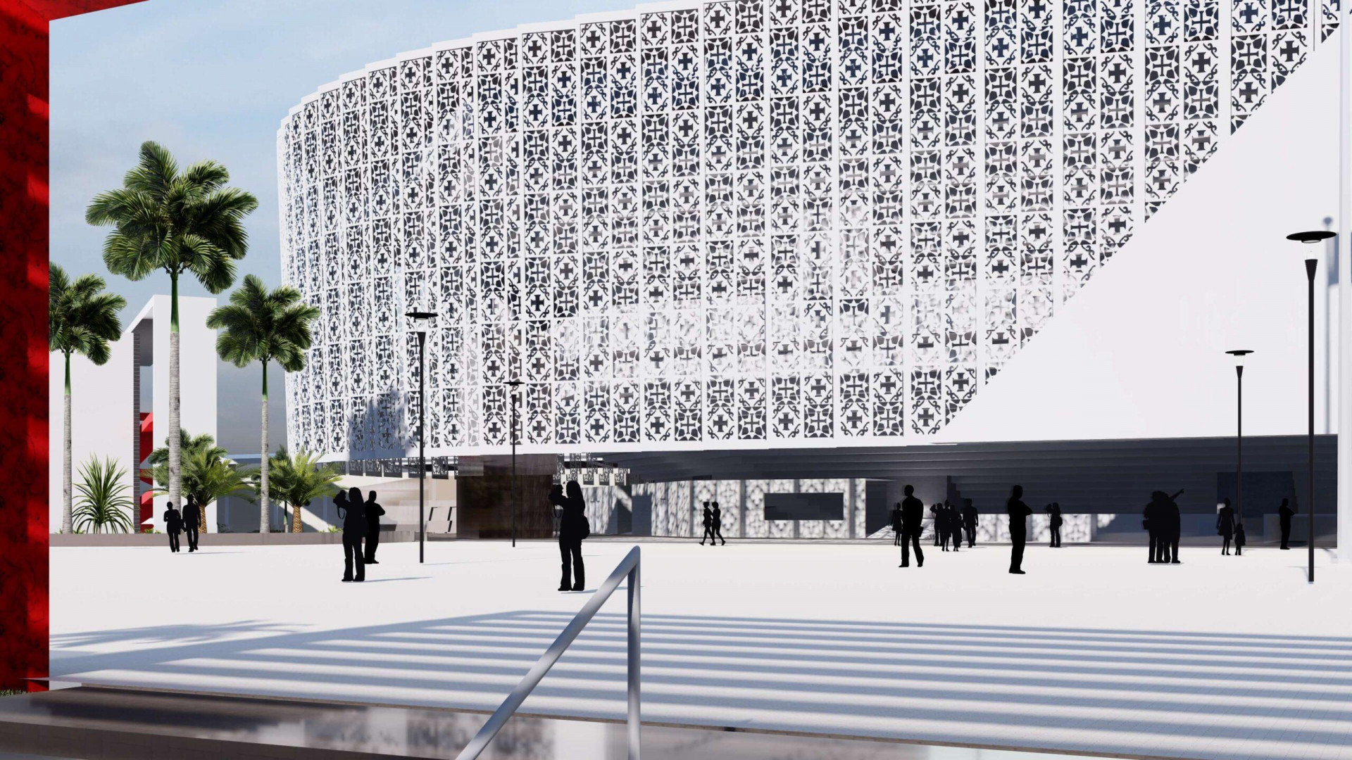 Parte da fachada de São Januário imitará azulejos portugueses - Divulgação/Vasco