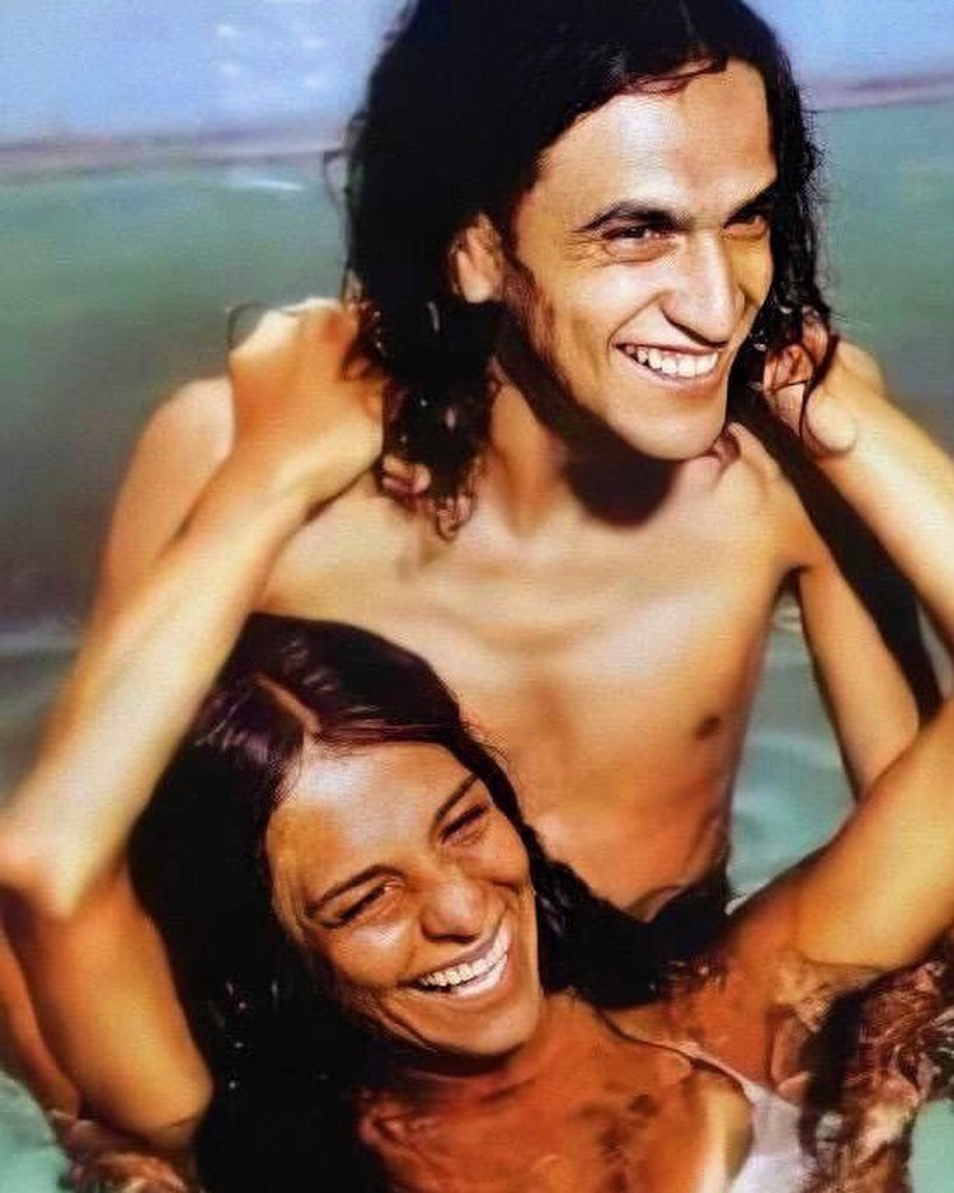 Gal Costa e Caetano Veloso em clique antigo - Reprodução/Instagram