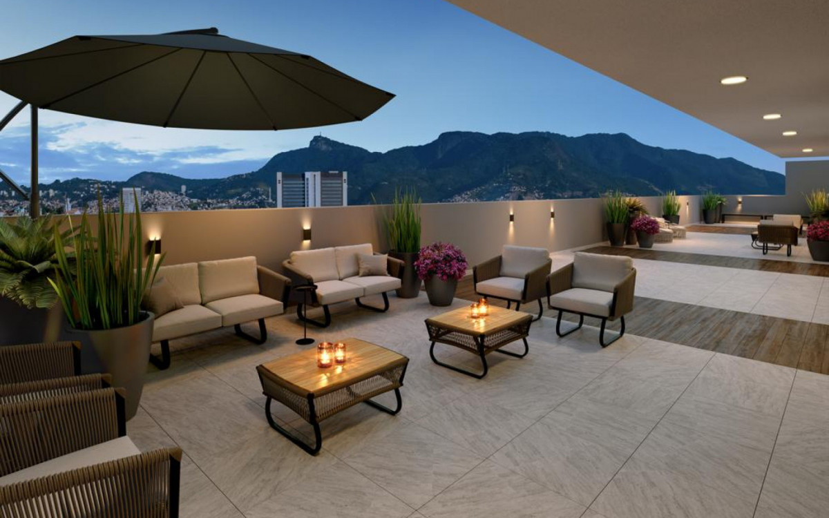 Lazer na cobertura é um dos destaques de residencial que foi lançado no Porto Maravilha