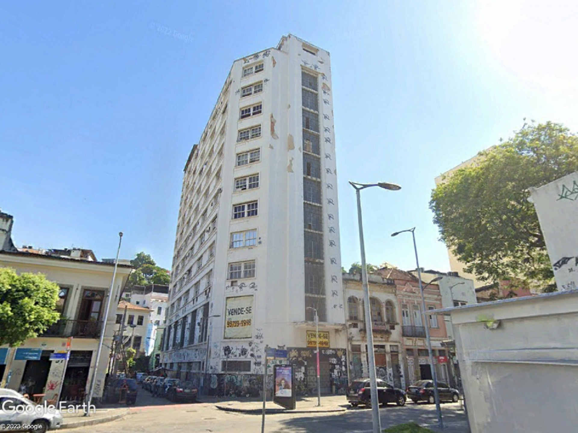 Pr&eacute;dio na Regi&atilde;o Portu&aacute;ria ser&aacute; transformado em residencial com 160 unidades - Reprodu&ccedil;&atilde;o do Google