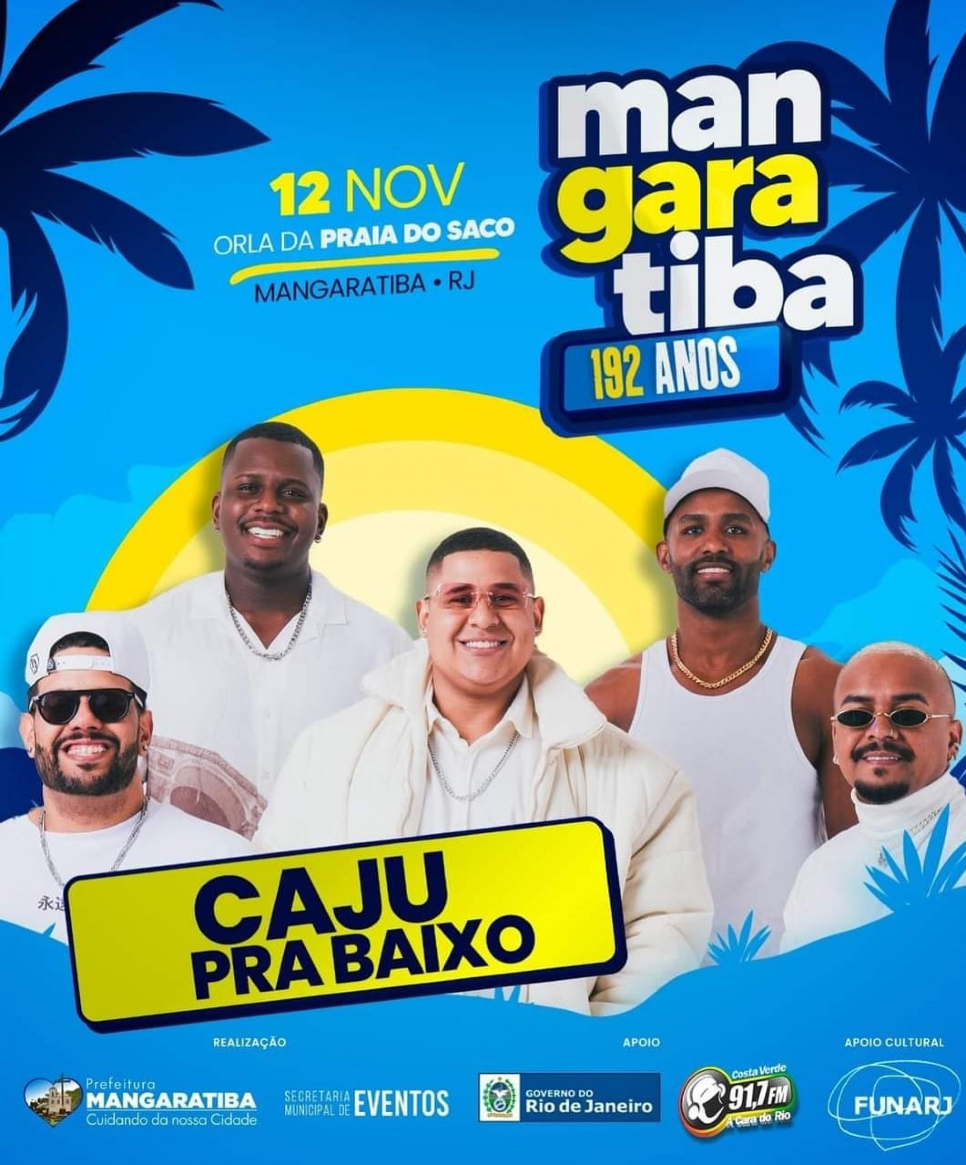 Encerra a programação musical em comemoração aos 192 anos de Mangaratiba