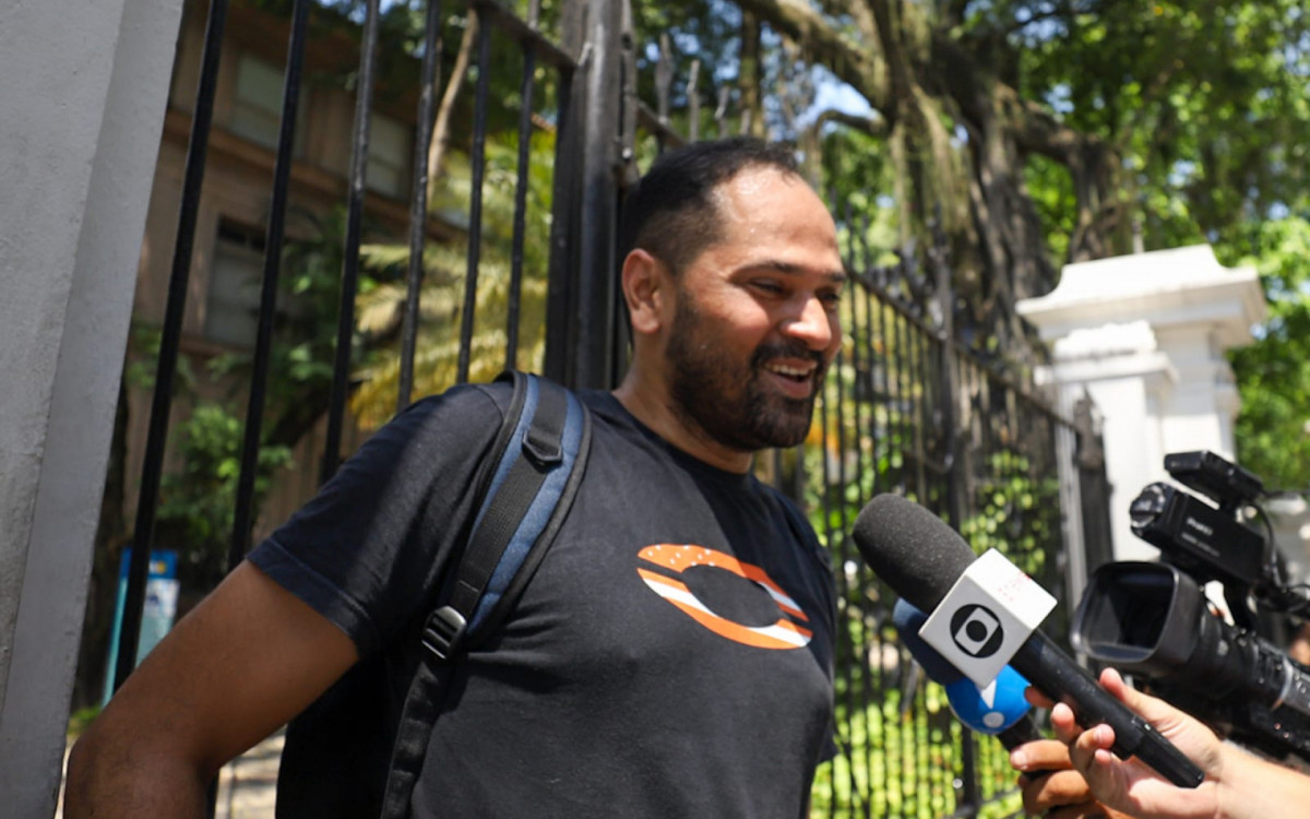 Jos&eacute; Henrique da Silva chegou atrasado e ficou barrado na prova  - Renan Areias/Ag&ecirc;ncia O Dia
