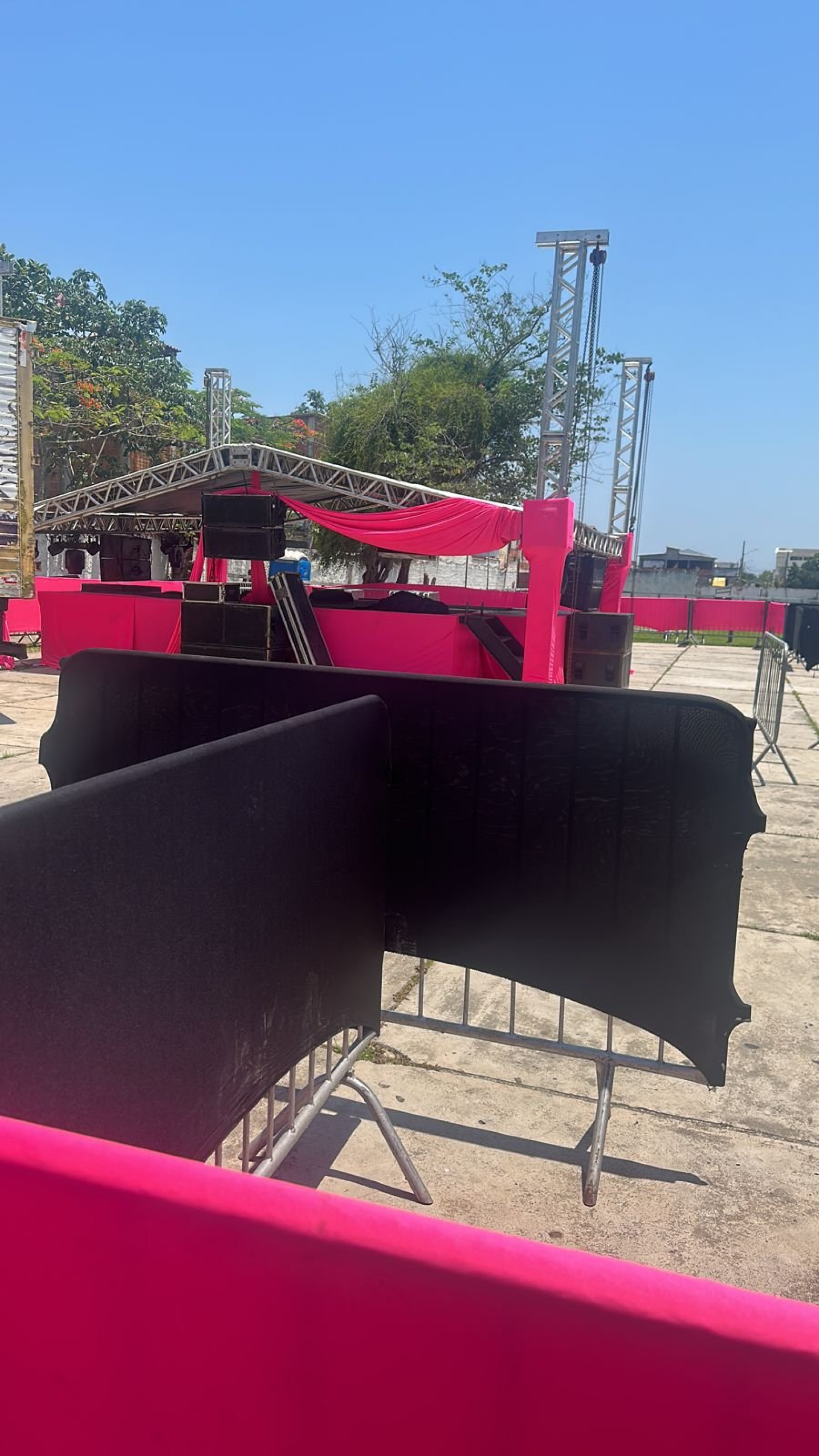 Local do evento já estava estruturado 