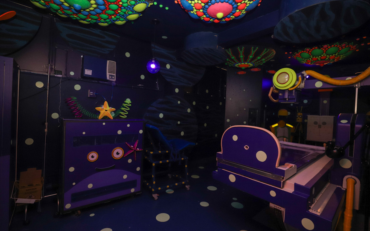 Sala de exames do Hospital Municipal Jesus