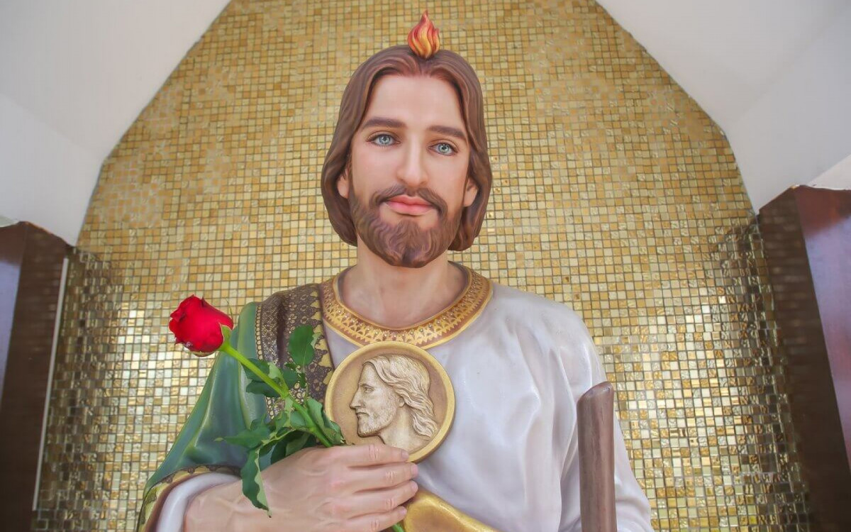 São Judas Tadeu é referência entre os devotos por seu amor e sua dedicação ao Reino de Deus (Imagem: Immaculate | Shutterstock)