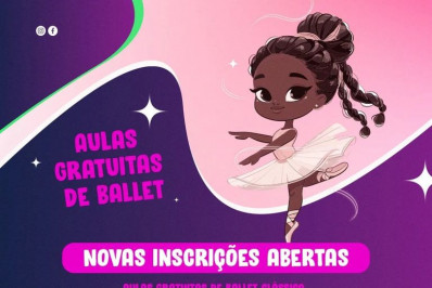 Inscrições para aulas gratuitas de balé estão abertas em Levy Gasparian