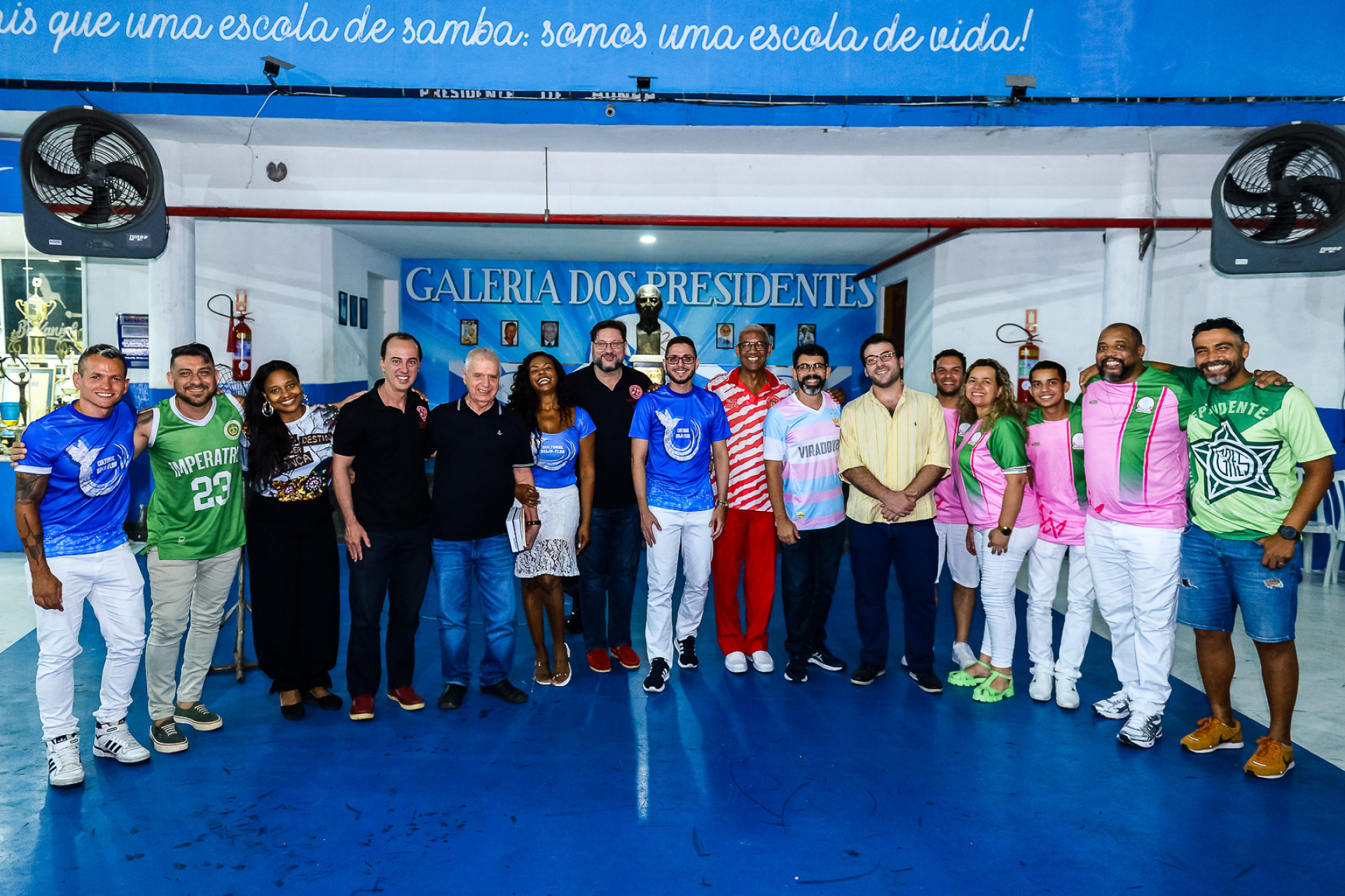 Encontro contou com representantes de departamentos culturais de escolas do Grupo Especial - Eduardo Hollanda / Beija-Flor de Nilópolis