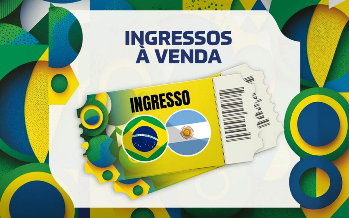 CBF abre vendas de ingressos para Brasil x Argentina