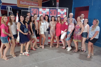 Tchecos participam da feijoada da Inocentes de Belford Roxo