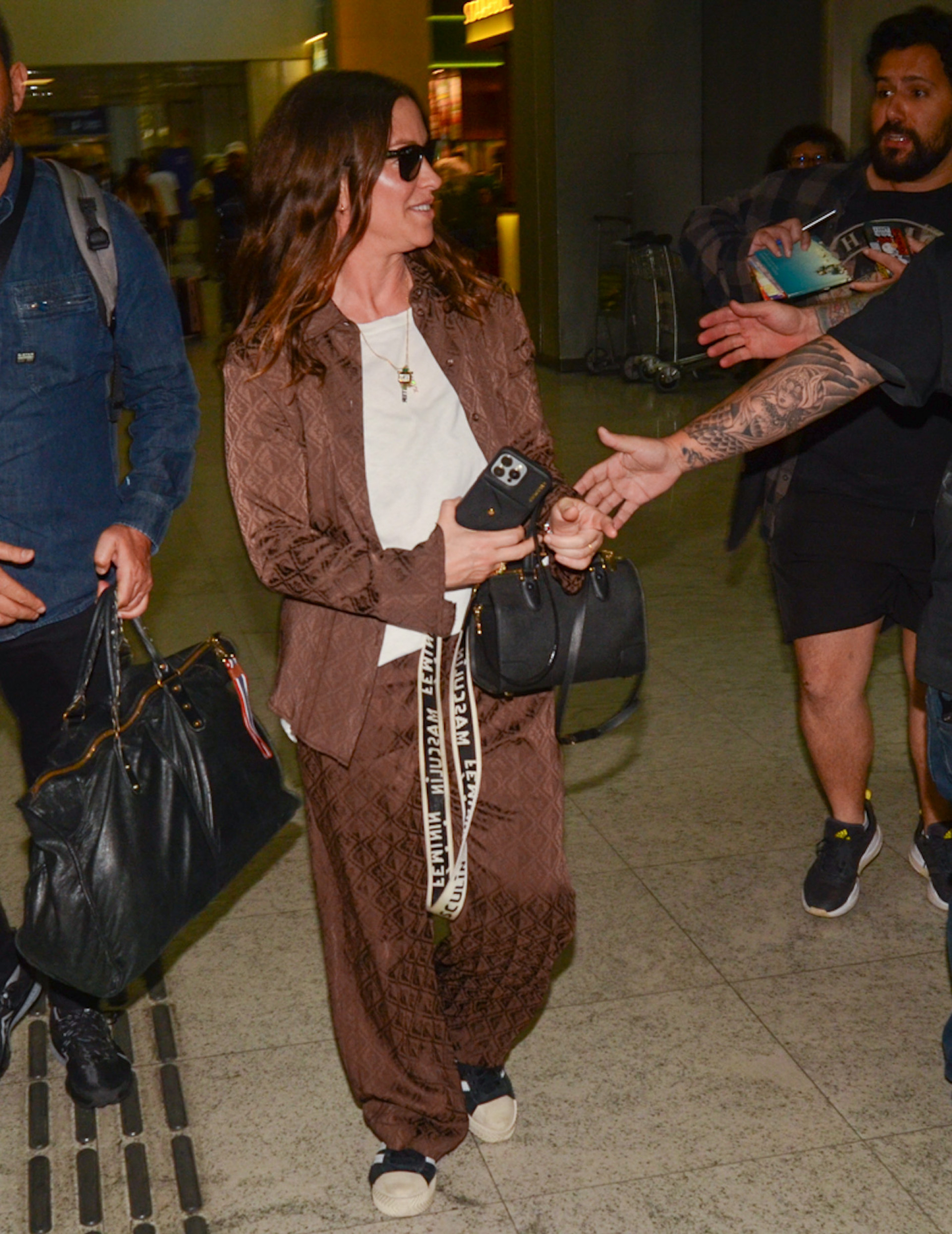 Alanis Morrisete desembarca em Guarulhos - Araujo / Agnews