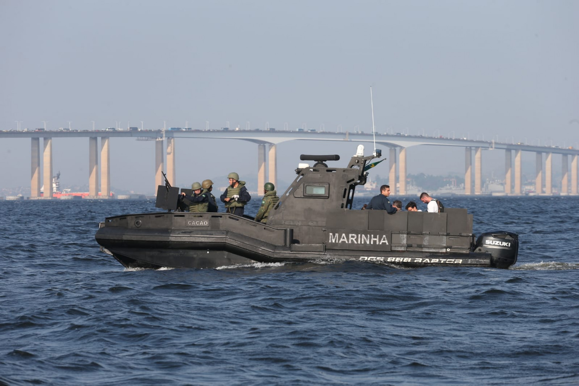 Marinha do Brasil tem atuado na operação de GLO na Baía de Guanabara - Cleber Mendes / Agência O Dia