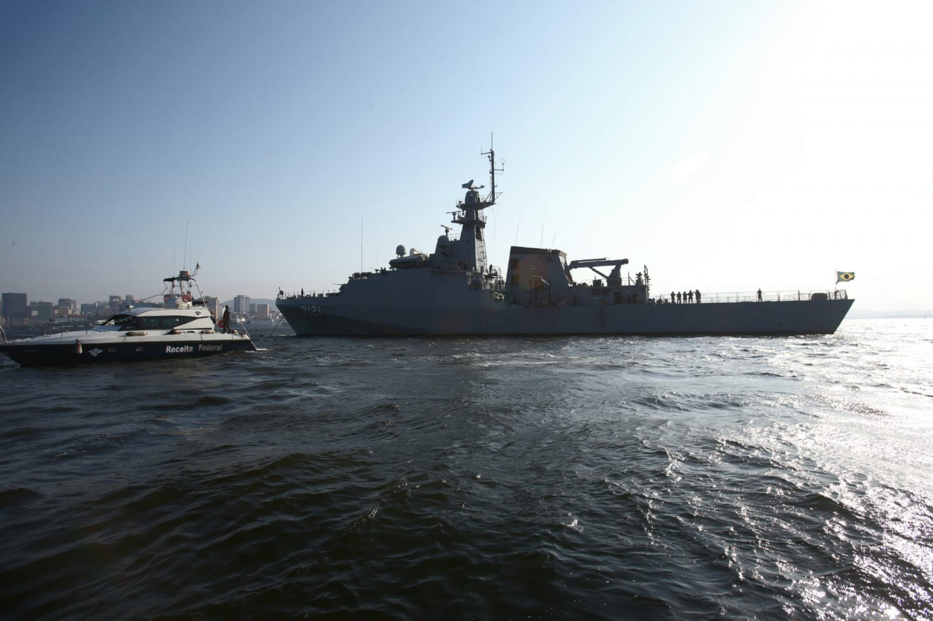 Marinha do Brasil tem atuado na operação de GLO na Baía de Guanabara - Cleber Mendes / Agência O Dia