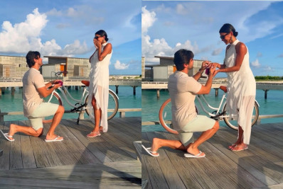 Vídeo! Mariano pede Jakelyne Oliveira em casamento nas Maldivas