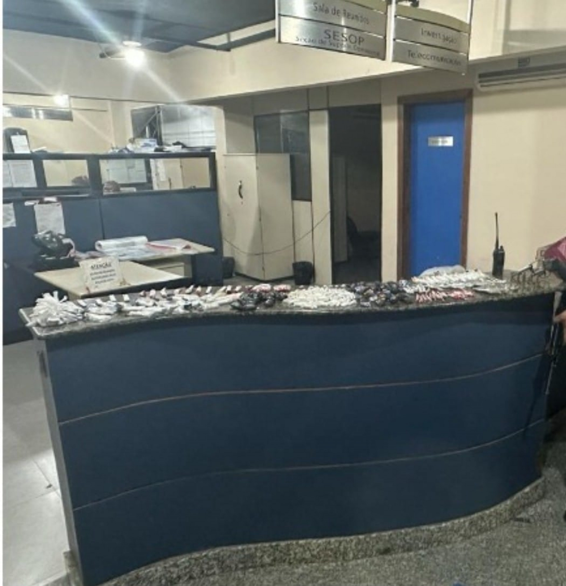 Apreensão da PM nas Sapinhatubas e casinhas do Bracuí