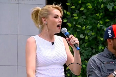 Vídeo! Ana Hickmann surge com hematoma no braço no 'Hoje em Dia'