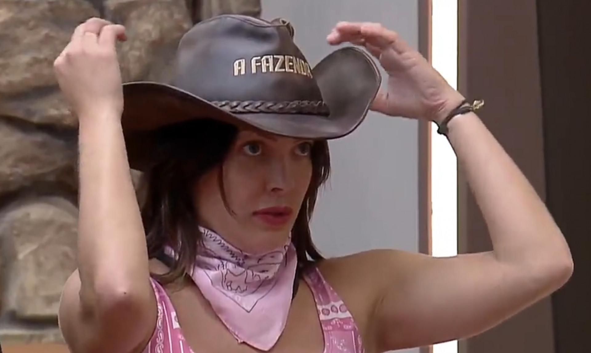 Jaquelline é a nova fazendeira - Reprodução de vídeo / PlayPlus