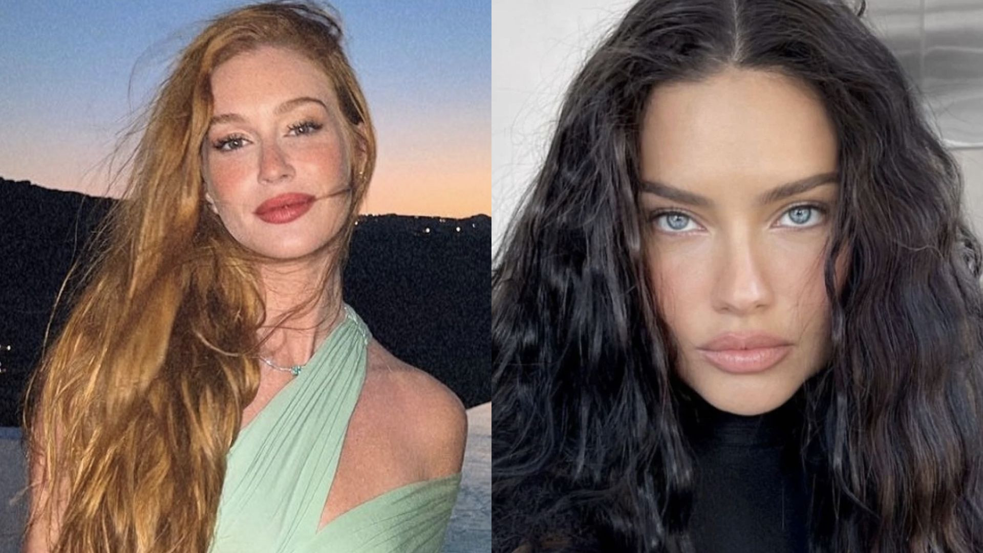 Marina Ruy Barbosa saiu em defesa de Adriana Lima após a modelo receber críticas por sua aparência - Reprodução / Instagram